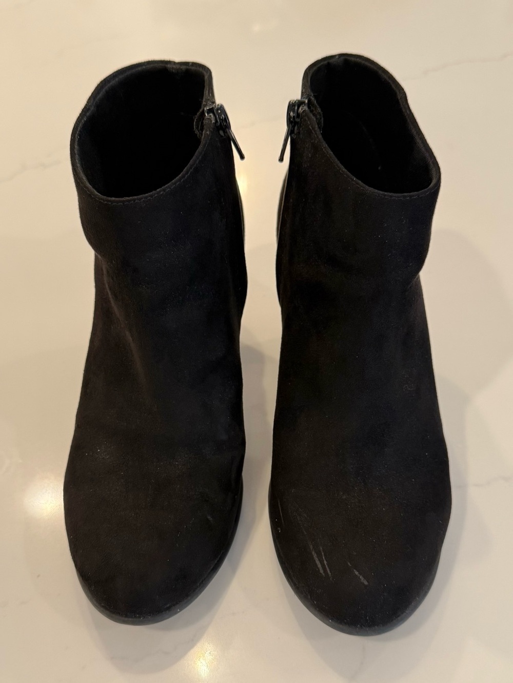 Old Navy Suede Ankle Booties Black Women’s Size 9